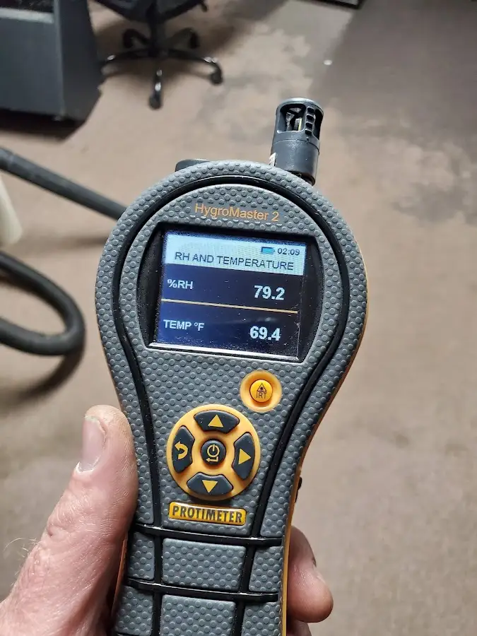 Moisture meter humidity assessment for Mold Remediation & Removal in Haddonfield